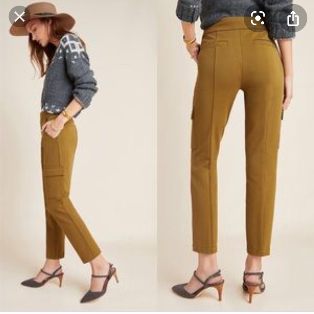 Anthropologie | essential knit cargo pant NWT 8